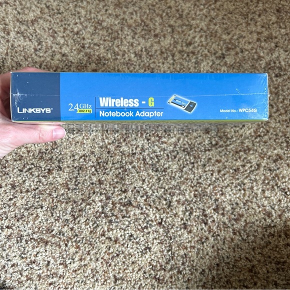 Cisco Linksys WPC54G Wireless-G Notebook Adapter CardBus Adaptor Card Laptop PC - Picture 4 of 7